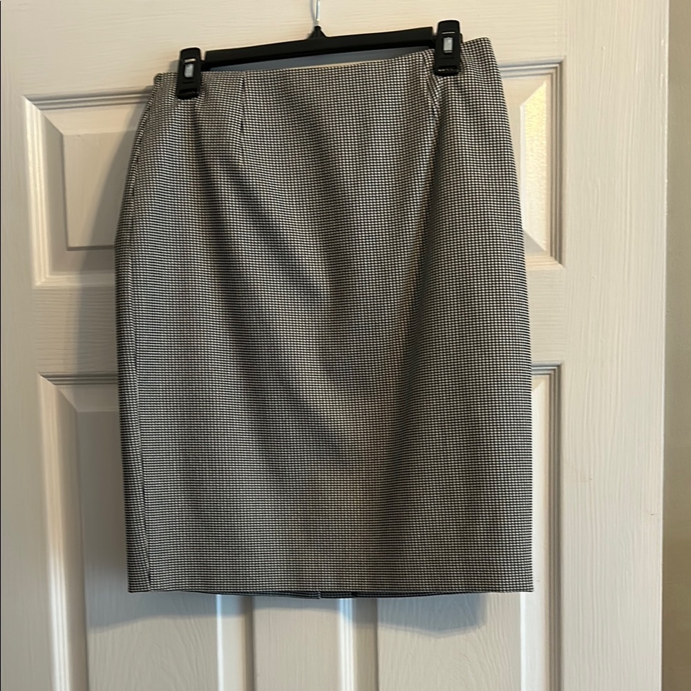 ANTONIO MELANI Black and White Pencil Skirt